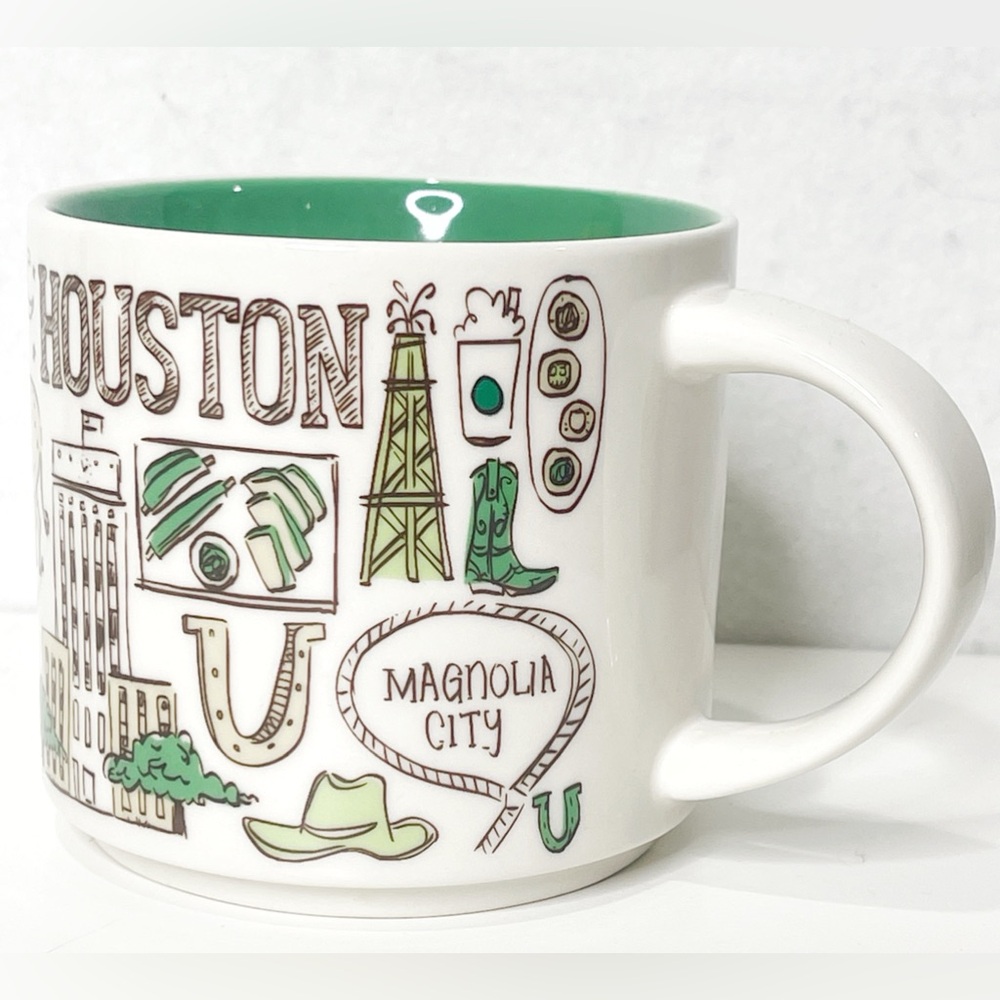 Starbucks Houston Been There Series Across The Globe Collection Coffee Mug Texas - Picture 2 of 7